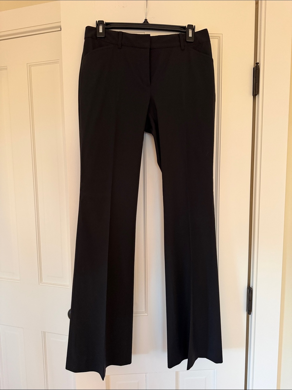 Tahari Women’s Black Dress Pants - Classic Flared Trousers -